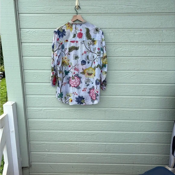 Vintage Goa Indian Cotton Long Sleeve Top. Size Extra Large. - Picture 2 of 4